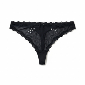 Hunkemöller Astra String Caviar XL