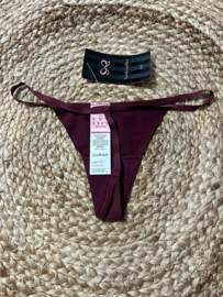 Hunkemöller Invisible T String Windsor Wine XS