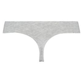 Hunkemöller Invisible Thong Cotton Grey XS