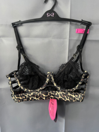 Hunkemöller Private Mitzy BH zwart leopard 70C