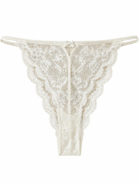 Hunkemöller Jolie String Snow White XXXL