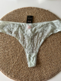 Hunkemöller Lyla Allover Lace String Smoke XXXL