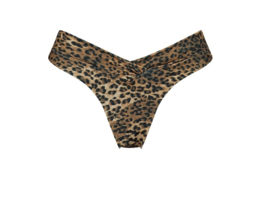 Hunkemöller Leopard High Leg Bikinislip Taupe