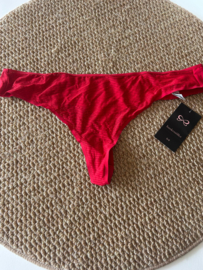 Hunkemöller Invisible String Stripe Tango Red XL