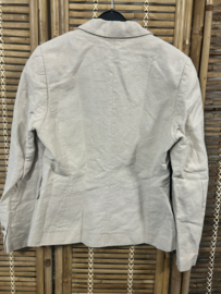 Mexx Linnen Blazer Beige – Maat 40