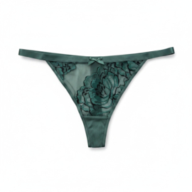 Hunkemöller Maja String Dark Forest L