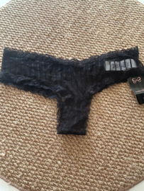 Hunkemöller V-shape Brasilian Stripe Caviar M