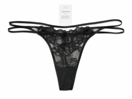 Hunkemöller Amala String Caviar L