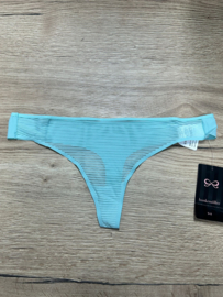 Hunkemöller Invisible String Stripe Pastel Turqoise S