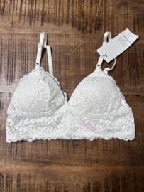 Hunkemöller Rose Triangle Bralette Snow White M