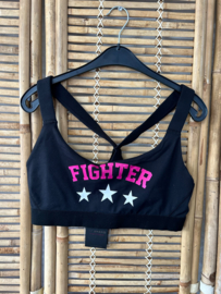 My Brand Sport BH “Fighter” – Zwart/Roze – Maat L