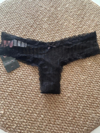 Hunkemöller V-shape Brasilian Stripe Caviar M
