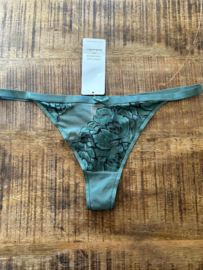 Hunkemöller Maja String Dark Forest XL