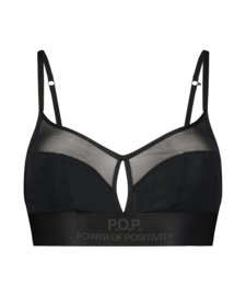 Hunkemöller Flexing Mesh Bralette Caviar S