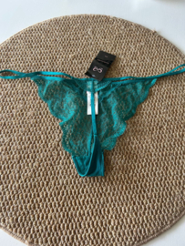 Hunkemöller Isabelle String Deep Lake XXXL