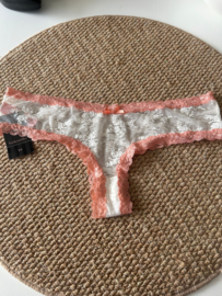 Hunkemöller V-shape Brasilian Floral Snow-Coral XL