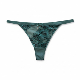 Hunkemöller Maja String Dark Forest XL