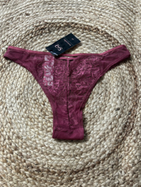 Clara Brasilian Maroon Purple XS