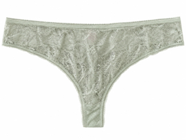 Hunkemöller Lyla Allover Lace String Smoke XXXL
