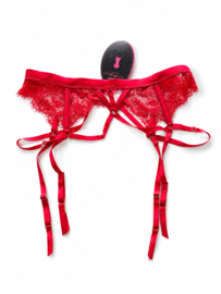 Hunkemöller Private Mitzy Jarretels Tango Red L