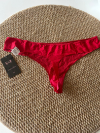 Hunkemöller Invisible String Stripe Tango Red XL