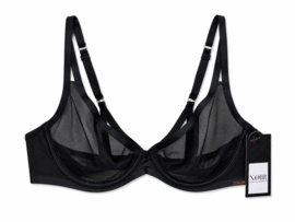 Hunkemöller Noir Mesh Essentials Up Bh Caviar 75B
