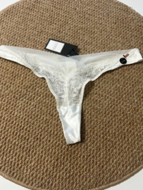 Hunkemöller Noir Akelei String Snow White L