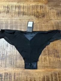 Hunkemöller Noir Mesh Essentials Brasilian Caviar XL