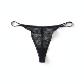 Hunkemöller Lyla Allover Lace String Caviar L