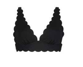 Hunkemöller Scallop Triangle Bikinitop Nero