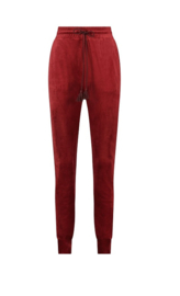 Hunkemöller Jogger Velours Slim Braid Red Dahlia