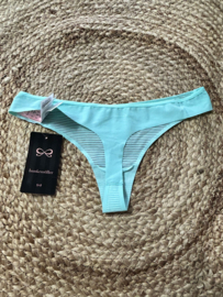 Hunkemöller Invisible String Stripe Pastel Turqoise XS