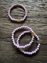 Licht roze 6mm