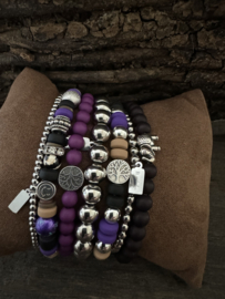 AVL Classy-Boho purple armband