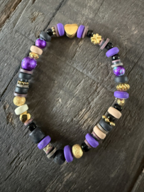 AVL Bohemian paars armband