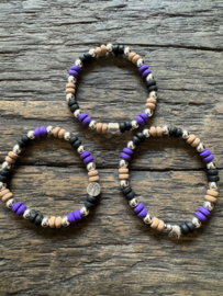 AVL Classy-Boho purple armband