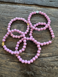 Licht roze  8mm