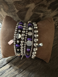 AVL Boho-Chic Purple armband