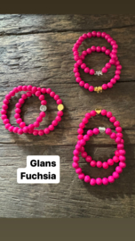 Glans fuchsia 6mm