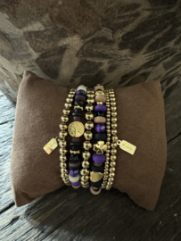 AVL Boho-Chic Purple armband