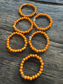 Dames oranje 8 mm