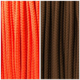 FLUO-ORANGE/BROWN