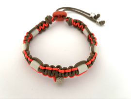 FLUO-ORANGE/BROWN