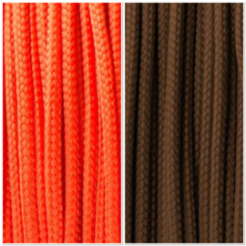FLUO ORANGE/BROWN