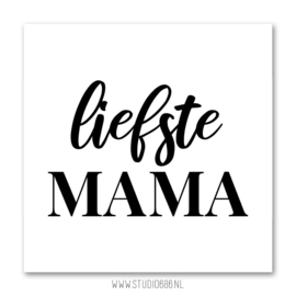 Sticker DIY - Liefste mama