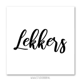 Sticker DIY - Lekkers