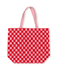 TAS | Roze-Rood Geblokt | XL
