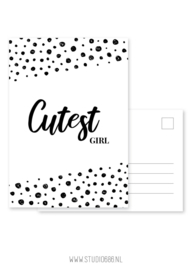 Kaart Cutest Girl