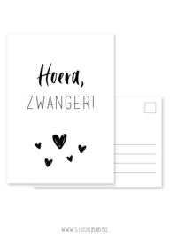 Kaart Hoera, zwanger