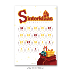 SINT | Aftelkalender (printable)